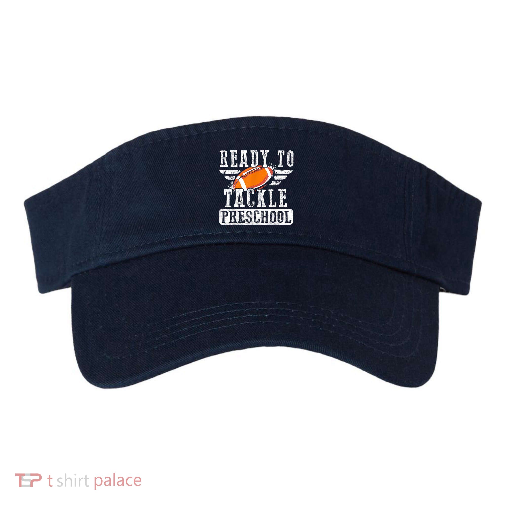 Ready To Tackle Preschool Football Ball Back To School Visor