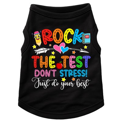 Rock The Test Don't Stress Do Your Best Testing Day Teacher  Doggie Tank