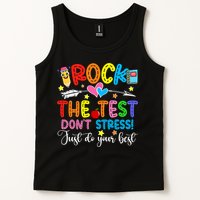 Rock The Test Don't Stress Do Your Best Testing Day Teacher  Tank Top