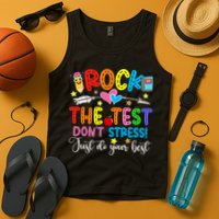 Rock The Test Don't Stress Do Your Best Testing Day Teacher  Tank Top