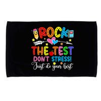 Rock The Test Don't Stress Do Your Best Testing Day Teacher  Microfiber Hand Towel