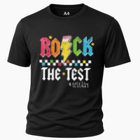 Rock The Test Testing Day Retro Motivational Teacher Performance Shirt