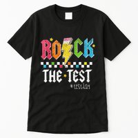 Rock The Test Testing Day Retro Motivational Teacher Tall T-Shirt