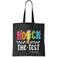 Rock The Test Testing Day Retro Motivational Teacher Bag