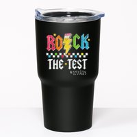 Rock The Test Testing Day Retro Motivational Teacher Tumbler