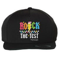 Rock The Test Testing Day Retro Motivational Teacher Wool Snapback Cap