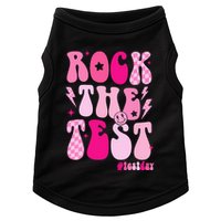 Rock The Test Testing Day Retro Motivational Doggie Tank
