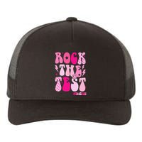 Rock The Test Testing Day Retro Motivational Yupoong Adult 5-Panel Trucker Hat