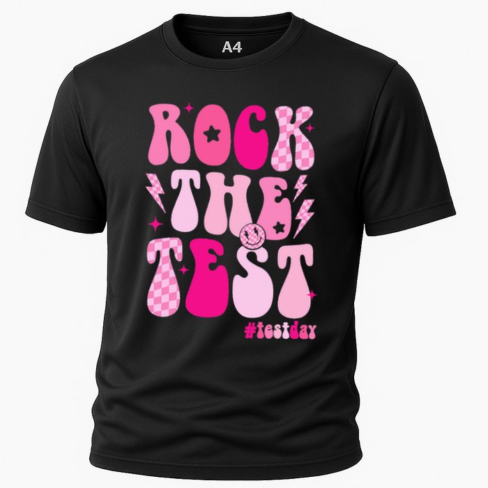 Rock The Test Testing Day Retro Motivational Performance Shirt
