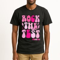 Rock The Test Testing Day Retro Motivational Tall T-Shirt