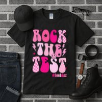 Rock The Test Testing Day Retro Motivational Tall T-Shirt