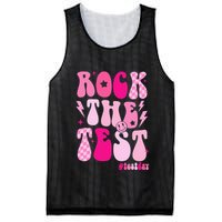 Rock The Test Testing Day Retro Motivational Mesh Reversible Basketball Jersey Tank
