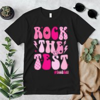 Rock The Test Testing Day Retro Motivational Premium T-Shirt