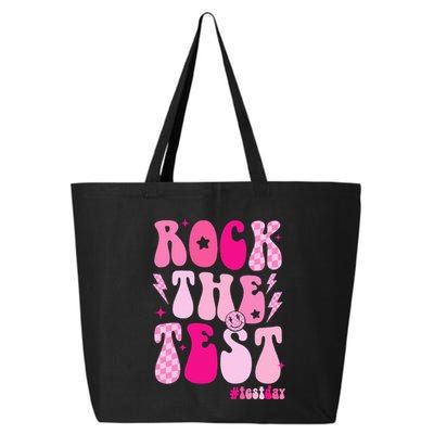 Rock The Test Testing Day Retro Motivational 25L Jumbo Tote