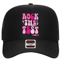 Rock The Test Testing Day Retro Motivational Trucker Hat
