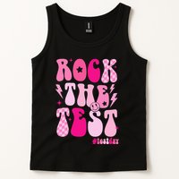Rock The Test Testing Day Retro Motivational Tank Top