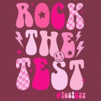 Rock The Test Testing Day Retro Motivational 16oz Travel Tumbler