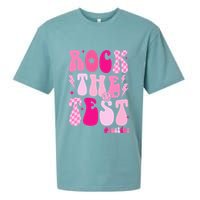 Rock The Test Testing Day Retro Motivational Sueded Cloud Jersey T-Shirt