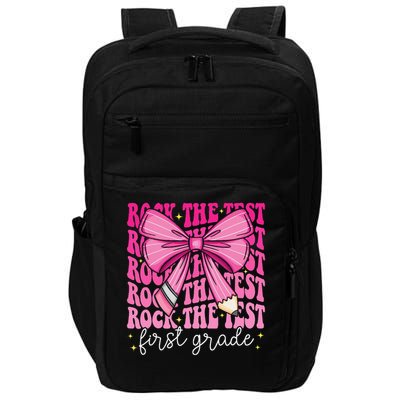 Rock The Test Day 1st Grade Teacher First Grade Testing Day Impact Tech Backpack