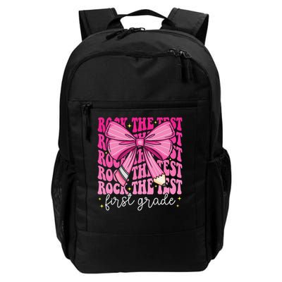 Rock The Test Day 1st Grade Teacher First Grade Testing Day Backpack