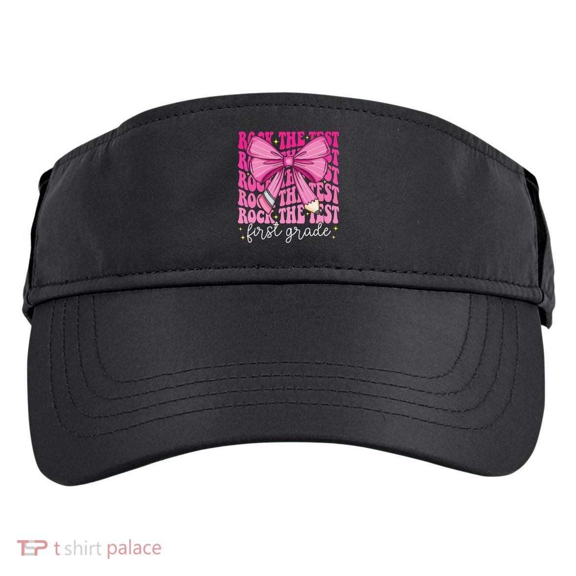 Rock The Test Day 1st Grade Teacher First Grade Testing Day Adult Drive Performance Visor
