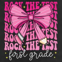 Rock The Test Day 1st Grade Teacher First Grade Testing Day Hat