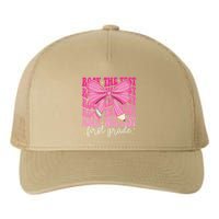 Rock The Test Day 1st Grade Teacher First Grade Testing Day Yupoong Adult 5-Panel Trucker Hat