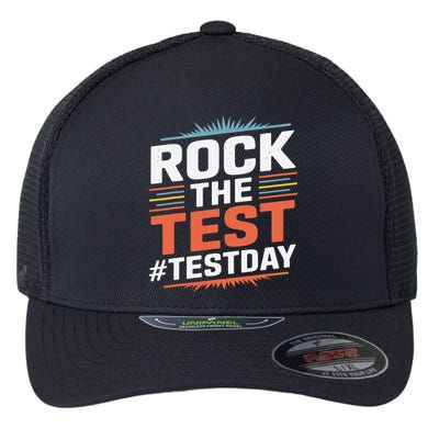 Rock The Test Outfit For Students And Teachers On Exam Day Flexfit Unipanel Trucker Cap