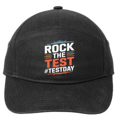Rock The Test Outfit For Students And Teachers On Exam Day 7-Panel Snapback Hat