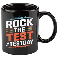 Rock The Test Outfit For Students And Teachers On Exam Day 11oz C Handle Ceramic Mug