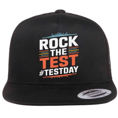 Rock The Test Outfit For Students And Teachers On Exam Day Flatbill Hat