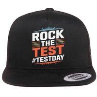 Rock The Test Outfit For Students And Teachers On Exam Day Flat Bill Trucker Hat