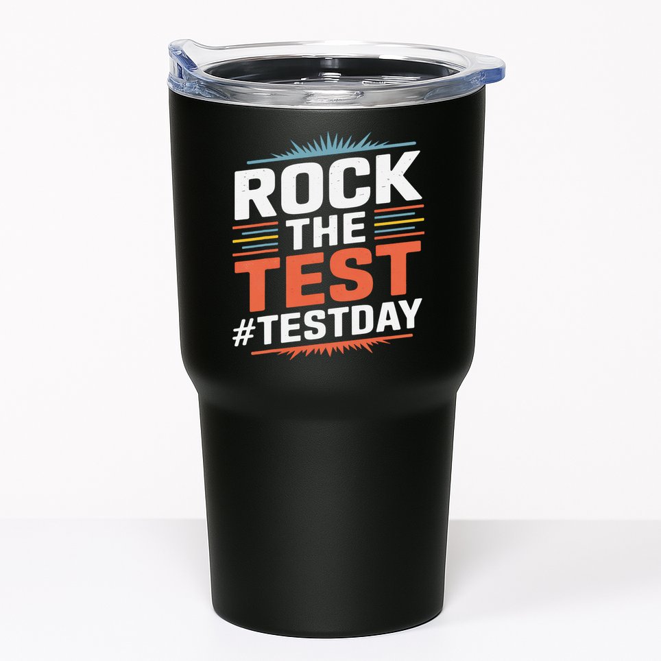 Rock The Test Outfit For Students And Teachers On Exam Day Tumbler