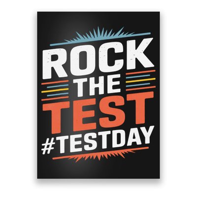 Rock The Test Outfit For Students And Teachers On Exam Day Poster