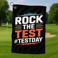 Rock The Test Outfit For Students And Teachers On Exam Day Golf Towel