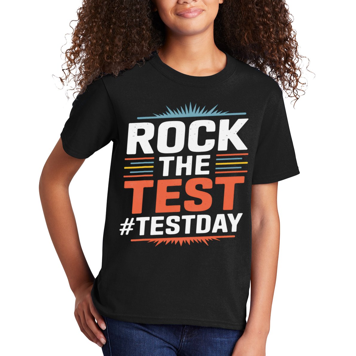 Rock The Test Outfit For Students And Teachers On Exam Day Kids T-Shirt