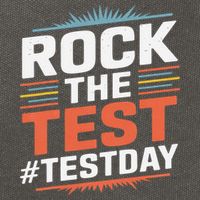 Rock The Test Outfit For Students And Teachers On Exam Day Cotton Canvas Backpack