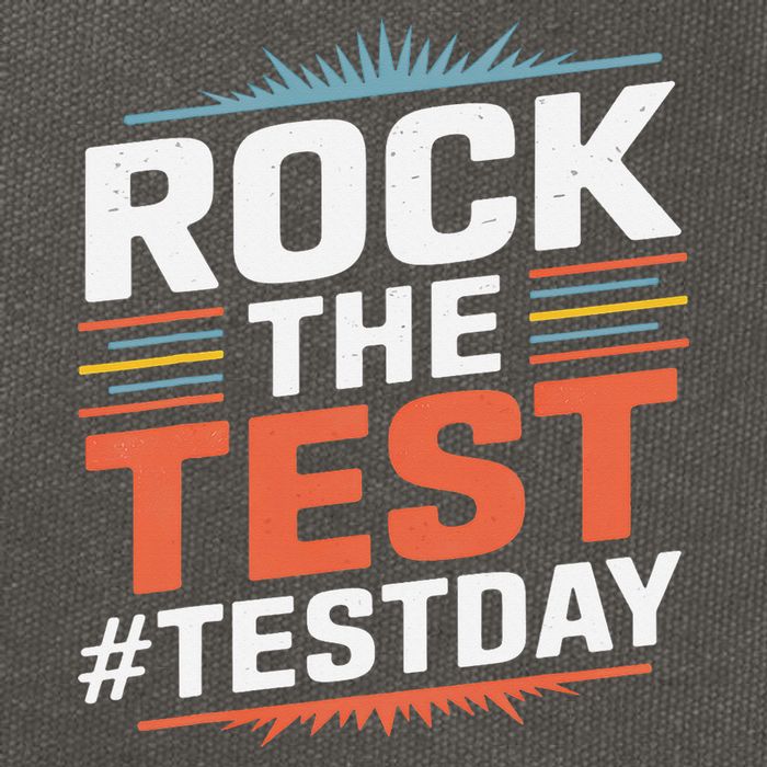 Rock The Test Outfit For Students And Teachers On Exam Day Cotton Canvas Backpack