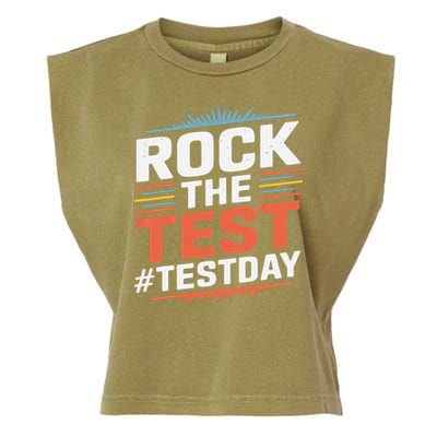 Rock The Test Outfit For Students And Teachers On Exam Day Garment-Dyed Women's Muscle Tee