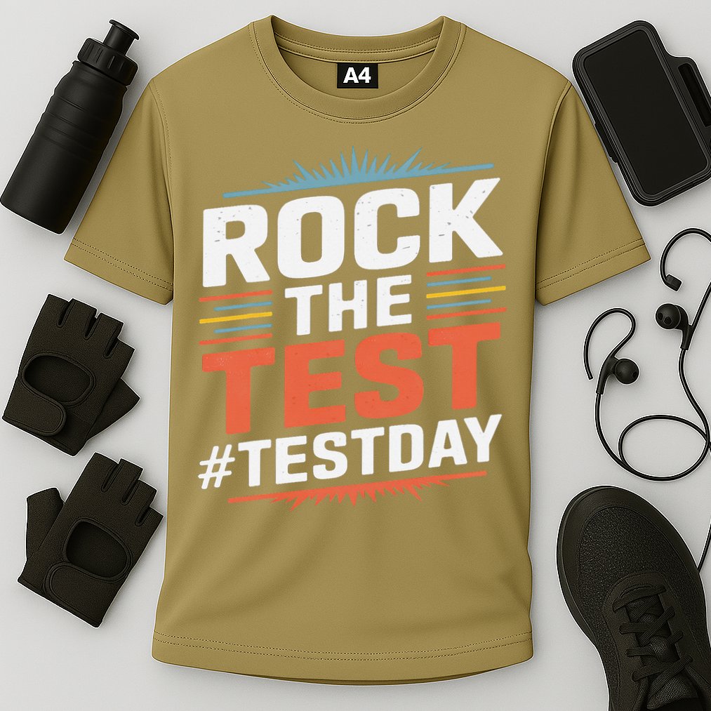 Rock The Test Outfit For Students And Teachers On Exam Day Performance Shirt