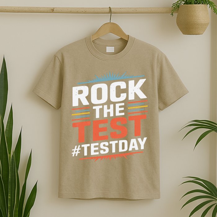 Rock The Test Outfit For Students And Teachers On Exam Day T-Shirt