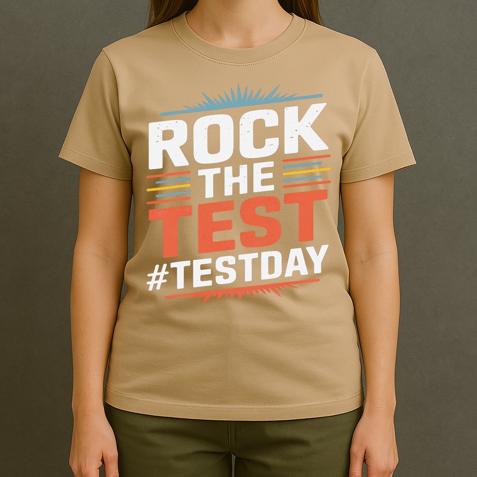 Rock The Test Outfit For Students And Teachers On Exam Day T-Shirt