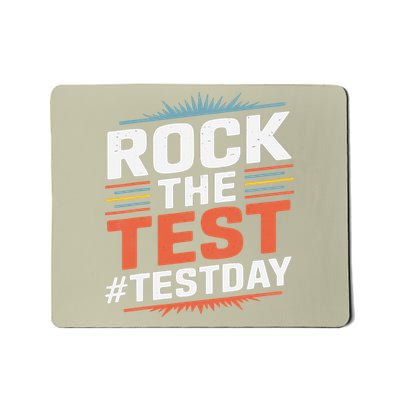 Rock The Test Outfit For Students And Teachers On Exam Day Mousepad