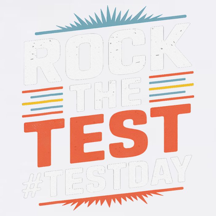 Rock The Test Outfit For Students And Teachers On Exam Day Garment-Dyed Sweatshirt