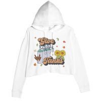 Respiratory Therapist Thanksgiving RT Nurse Super Tankful Crop Fleece Hoodie