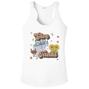 Respiratory Therapist Thanksgiving RT Nurse Super Tankful Ladies PosiCharge Competitor Racerback Tank