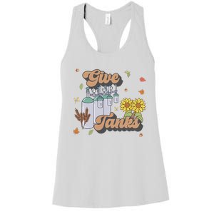 Respiratory Therapist Thanksgiving RT Nurse Super Tankful Women's Racerback Tank