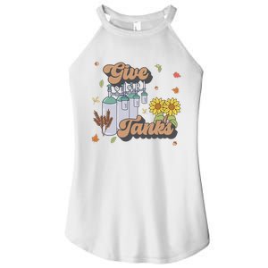 Respiratory Therapist Thanksgiving RT Nurse Super Tankful Women's Perfect Tri Rocker Tank