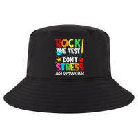 Rock The Test Don't Stress Just Do Your Best Funny Testing  Cool Comfort Performance Bucket Hat