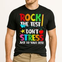 Rock The Test Don't Stress Just Do Your Best Funny Testing  Performance Shirt